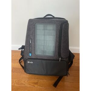RUK Infinite Solar Pickle Ball Backpack Heather Grey And Black‎ Solar Power